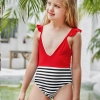 nice blue star teen girl little girl swimwaer bikini