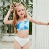 nice blue star teen girl little girl swimwaer bikini Color Color 17
