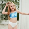 nice blue star teen girl little girl swimwaer bikini