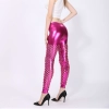 Europe sexy night club holed pu legging women pant Color Color 7