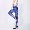 Europe sexy night club holed pu legging women pant Color Color 8