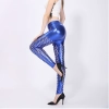 Europe sexy night club holed pu legging women pant