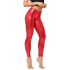 America Europe high quality candy bright pu leather leggings women tights