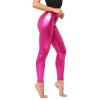 America Europe high quality candy bright pu leather leggings women tights