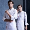 chinese food store chef jacket uniform Color White