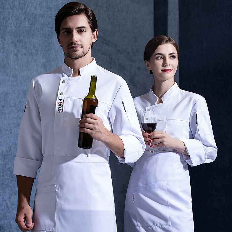 long sleeve thicken chef restaurant uniform jacket