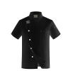 out door food service chef jacket restaurant bakery uniform Color Black