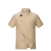 out door food service chef jacket restaurant bakery uniform Color Khaki