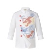 China style dragon restaurant chef jacket working wear chef coat