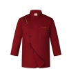 long sleeve chef school uniform chef jacket Chinese restaurant chef coat