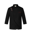 long sleeve chef school uniform chef jacket Chinese restaurant chef coat