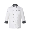 long sleeve double breast fast food restaurant  chef jacket  chef coat