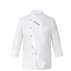 high quality Chinese culture food restaurant hotpot store single breasted chef  jacket  chef coat Color White