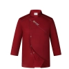 high quality Chinese culture food restaurant hotpot store single breasted chef  jacket  chef coat