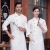 high quality dessert shop food restaurant hotpot store chef  jacket  chef coat Color White
