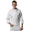 Europe design short sleeve jacket for chef work invisual button design