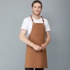 Europe design good quality canvas halter apron waiter chef apron