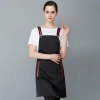 bright red strap halter apron for restaurant bar store waiter