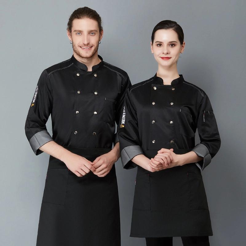 bread store baking work wear uniform chef jacket