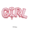 "it's a boy/girl baby" letter style aluminum foil letter ballon