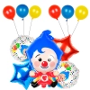 cartoon clown model aluminum foil ballon wholesale