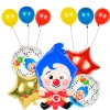 cartoon clown model aluminum foil ballon wholesale Color Color 4