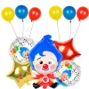 cartoon clown model aluminum foil ballon wholesale