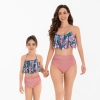 2025 blue printing water playing one-piece bikini lay swimwear for women model 098 Color Color 4
