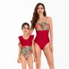 2025 blue printing water playing one-piece bikini lay swimwear for women model 098 Color Color 5