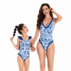 2025 blue printing water playing one-piece bikini lay swimwear for women model 098 Color Color 8