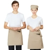 Europe American restaurant cafe waiter apron short apron with pocket