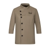 personality Europe design upgrade restaurant chef jacket with apron chef coat