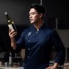 deep blue color women men chef jacket cooking workwear