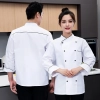 classic double breasted cake store restaurant women men chef uniform jacket