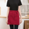 classic simple waiter short apron unisex design logo embroidery supported