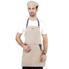 2022 khaki long halter apron waiter apron