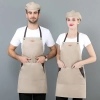 2022 khaki long halter apron waiter apron