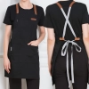 leather straps women men waiter apron long apron