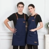 leather straps women men waiter apron long apron