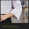 casual loose good fabric restaurant chef baker jacket uniform custom logo