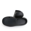 breathable slippers thick bottom casual solid  cover head shoes nurse doctor opreation room shoes Color Black