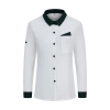 autumn long sleeve restaurant wait staff jacket shirt work uniform