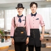 autumn long sleeve restaurant wait staff jacket shirt work uniform Color Color 2