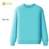 2022 autumn fashion good fabric Sweater women men hoodies waiter uniform Color peacock blue Sweater