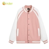 fashion cotton casual sport baseball jacket school uniform Color Pink