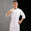 grey collar long sleeve autumn chef coat jacket uniform cheap