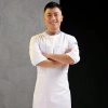 grey collar long sleeve autumn chef coat jacket uniform cheap