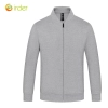 solid color zipper long sleeve hoodie for men and women baseball jacket Color Color 1