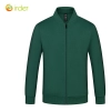 solid color zipper long sleeve hoodie for men and women baseball jacket