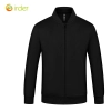 solid color zipper long sleeve hoodie for men and women baseball jacket